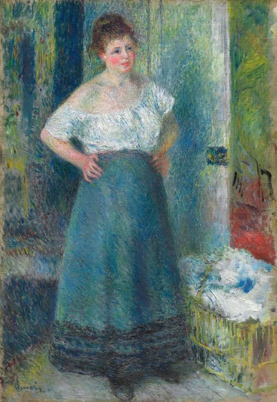 Die Wäscherin von Pierre Auguste Renoir
